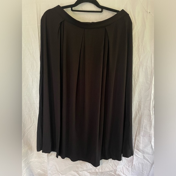 ASOS Black Pleated Midi Skirt - US 14 - Picture 4 of 7